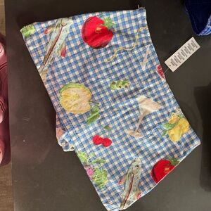 Colorful Gingham Skort with Europe Summer Pattern